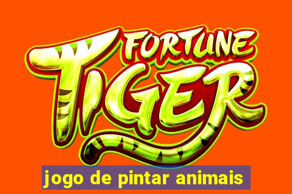 jogo de pintar animais